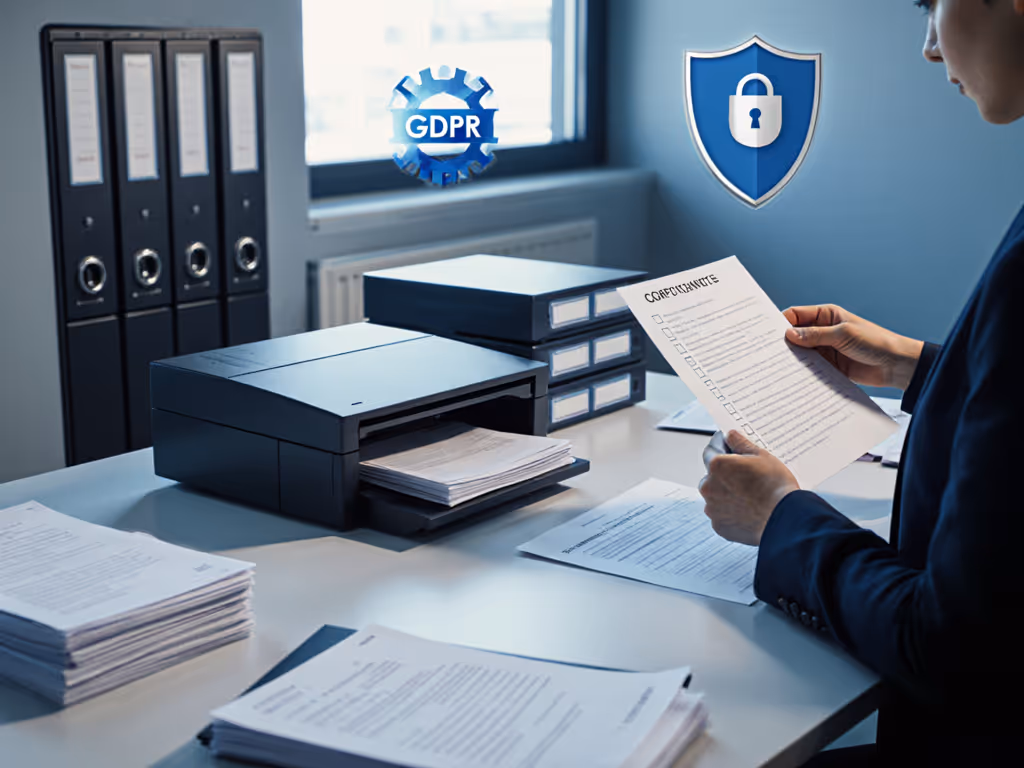 office_worker_scanning_documents_with_gdpr_compliance_checklist