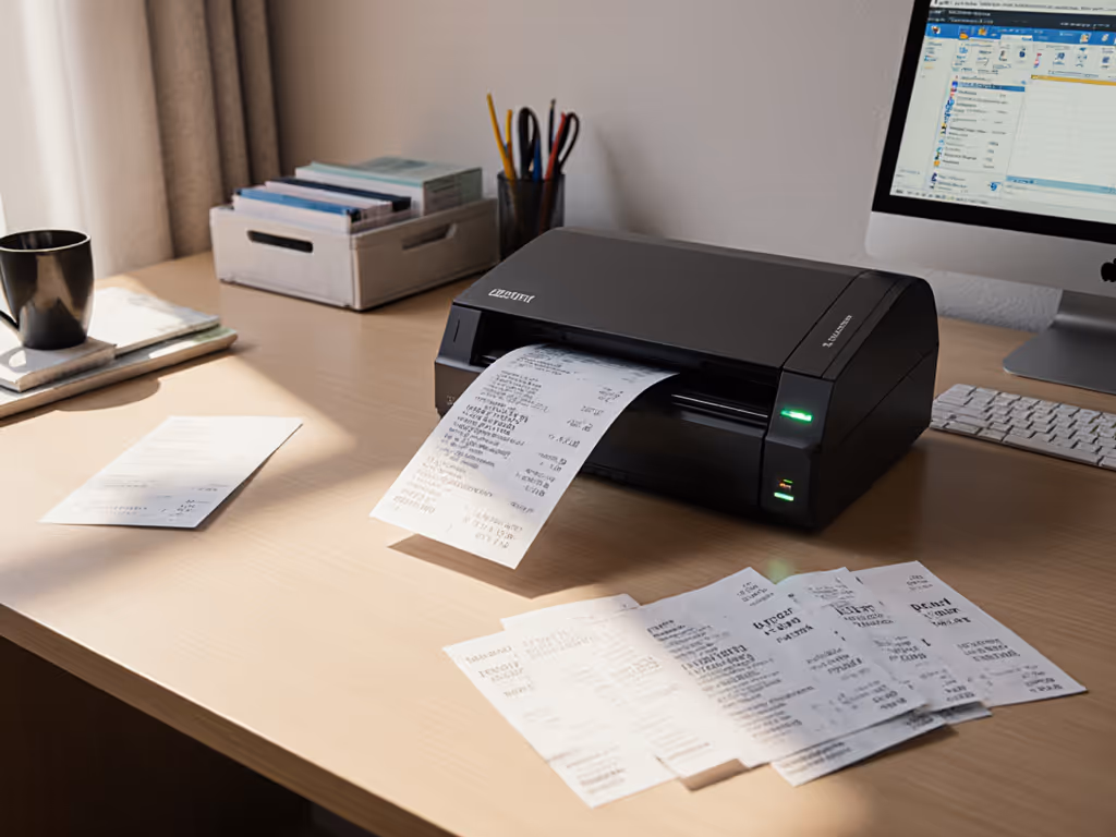 Save Fading Thermal Receipts: Desktop Scanner Guide