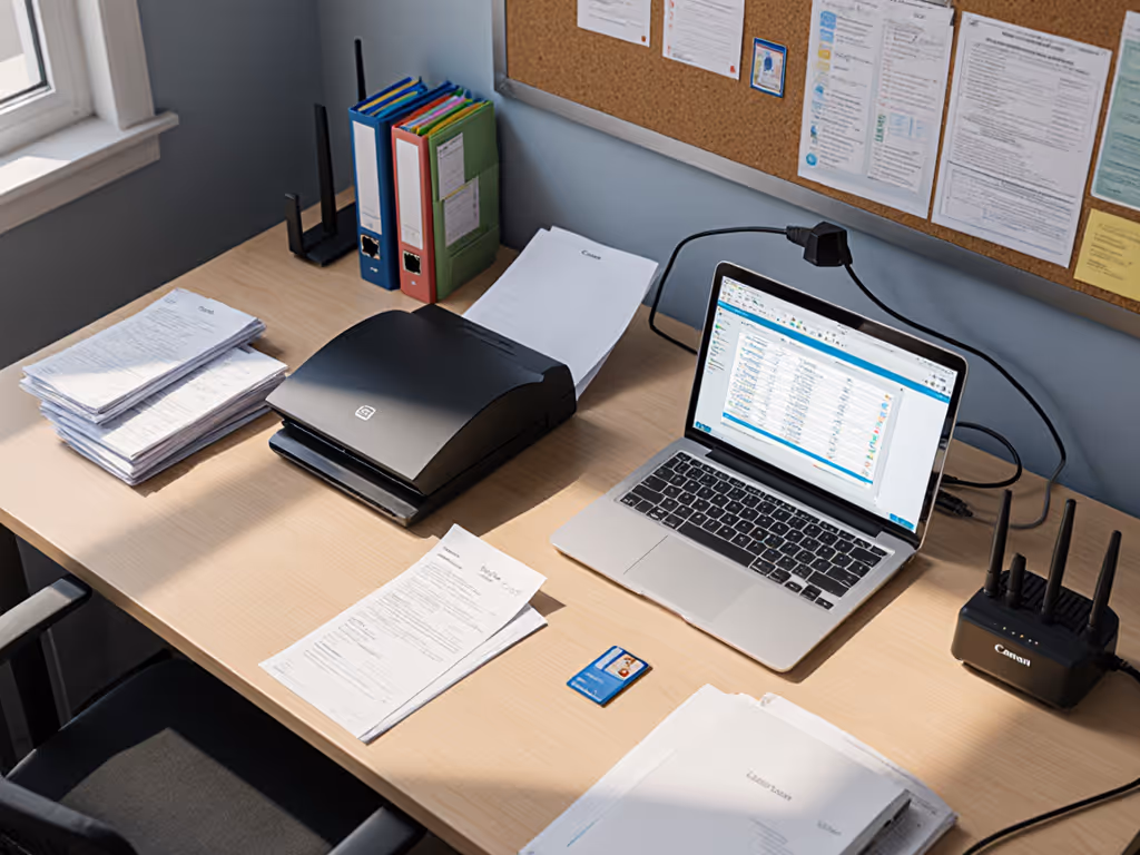 ScanSnap iX1600 vs Canon R40: Small Office Workflow Reliability