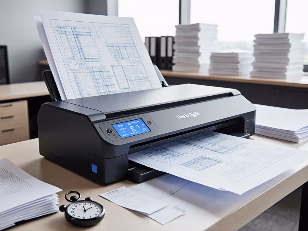 Professional Document Scanner Speed Test: Books to Blueprints
