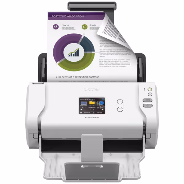 Brother ADS-2700W Wireless Document Scanner