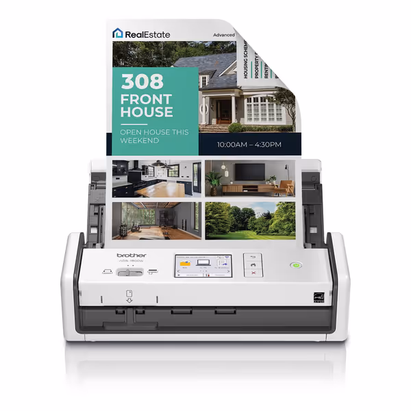 Brother ADS-1800W Wireless Compact Desktop Scanner